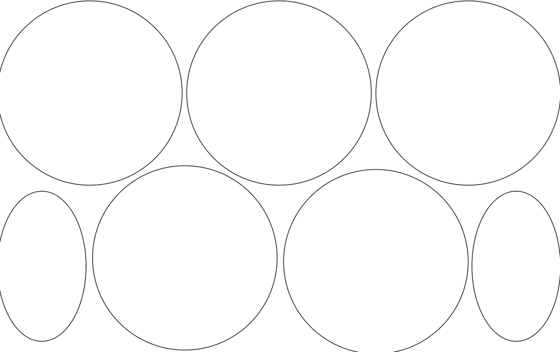 6" Circles Material Blank Cut Out (5)