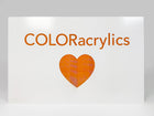 COLORacrylic White on Clementine Two Tone