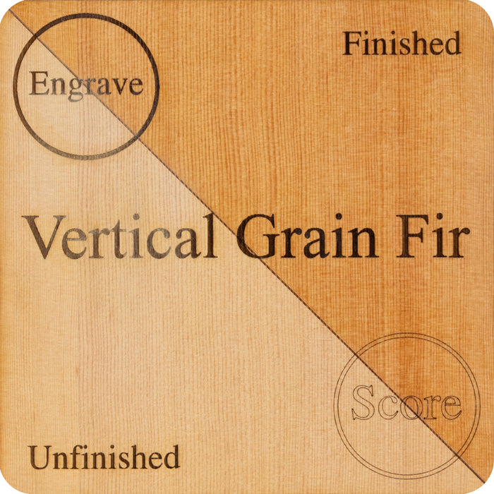 Fir, Vertical Grain 1/4 Double Sided Unfinished