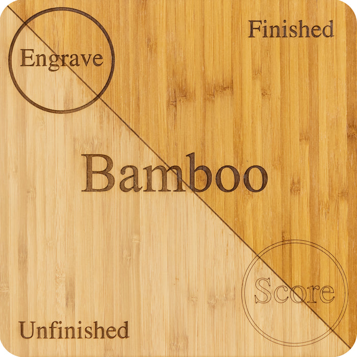 Bamboo 1/4 Double Sided Unfinished