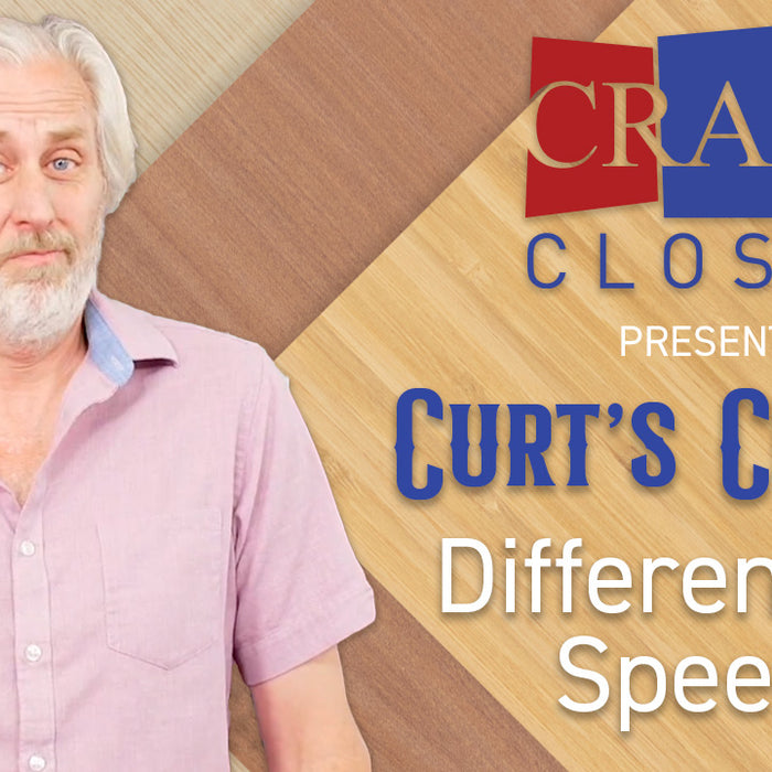 Curt's Corner: What are Cut Speeds and How do they Differ from Each Other?