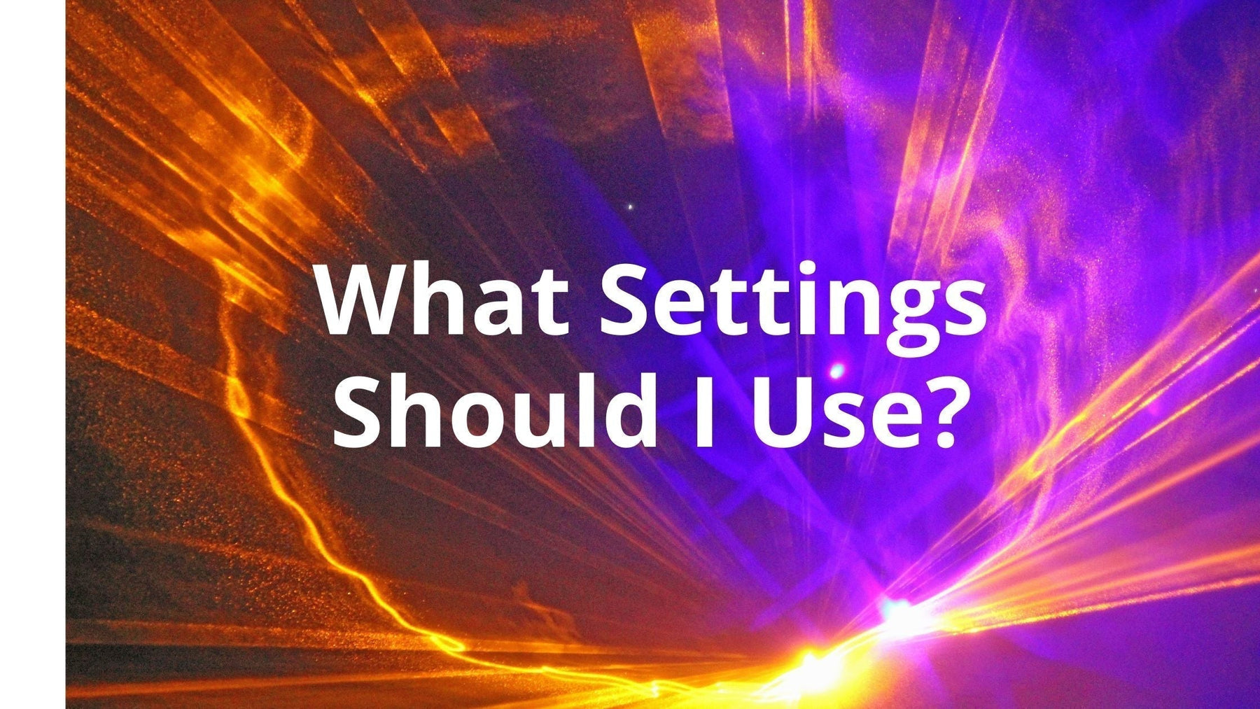 What Power and Speed Settings Should I Use for Different Materials