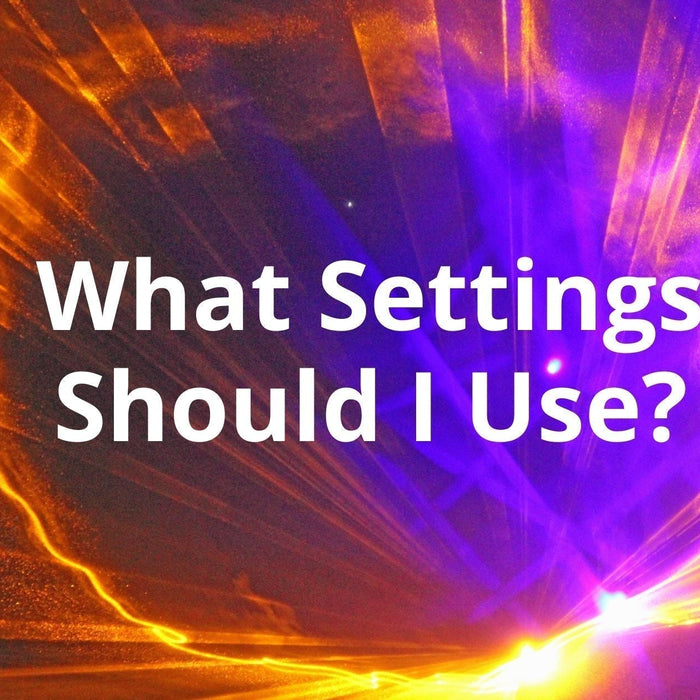 What Power and Speed Settings Should I Use for Different Materials