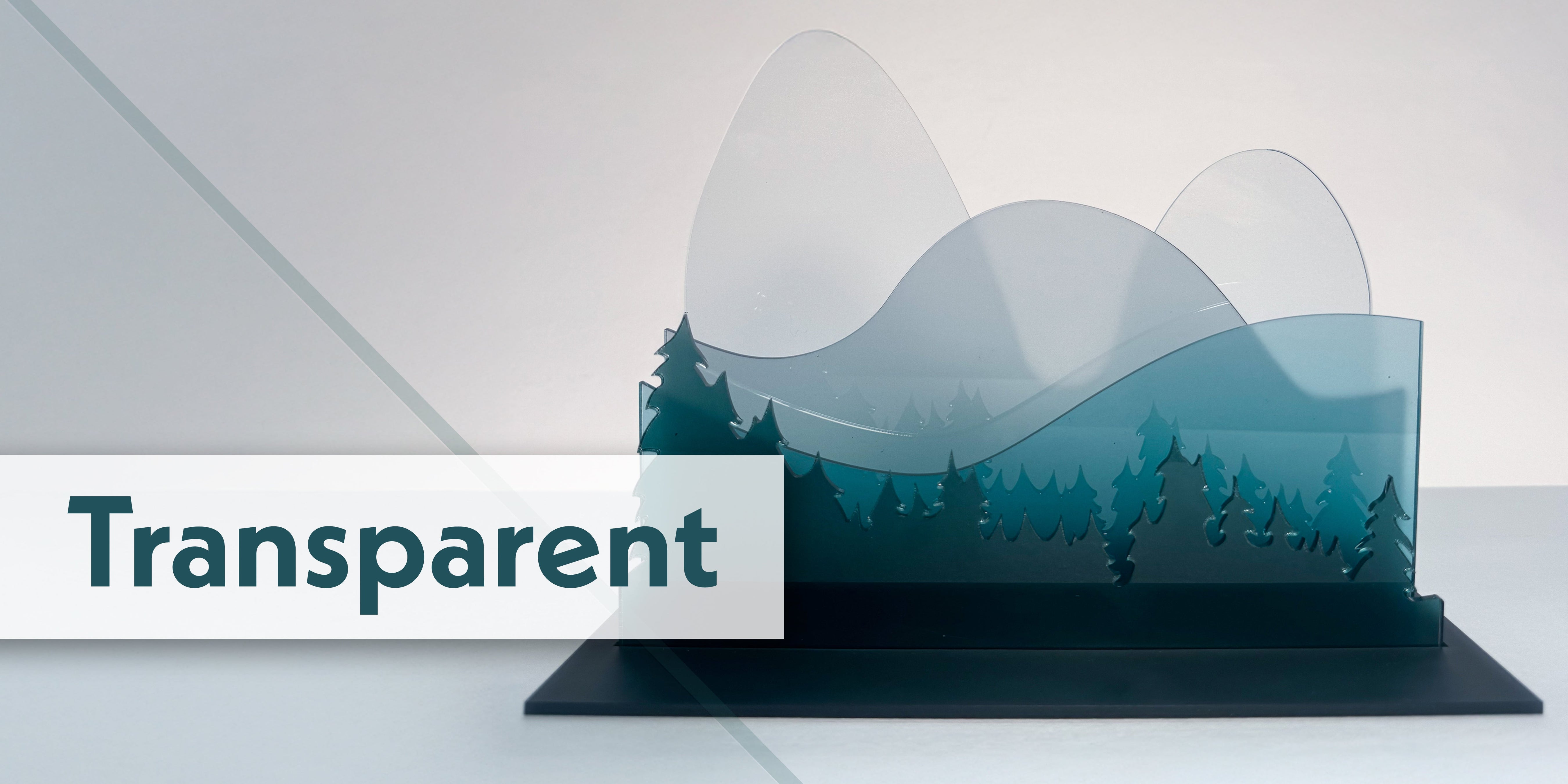 Transparent Acrylic Sheets | Tinted, Iridescent & Glitter — Craft Closet