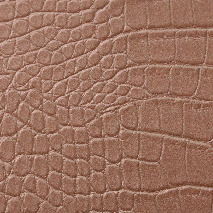 Chestnut Crocodile Faux Leather, Laser Safe, 12x12"