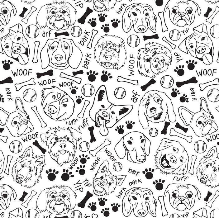 033/ Samantha's Doodles Dog Days COLORboard