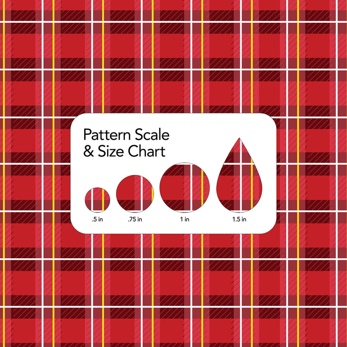 045/ Red and Gold Plaid COLORboard