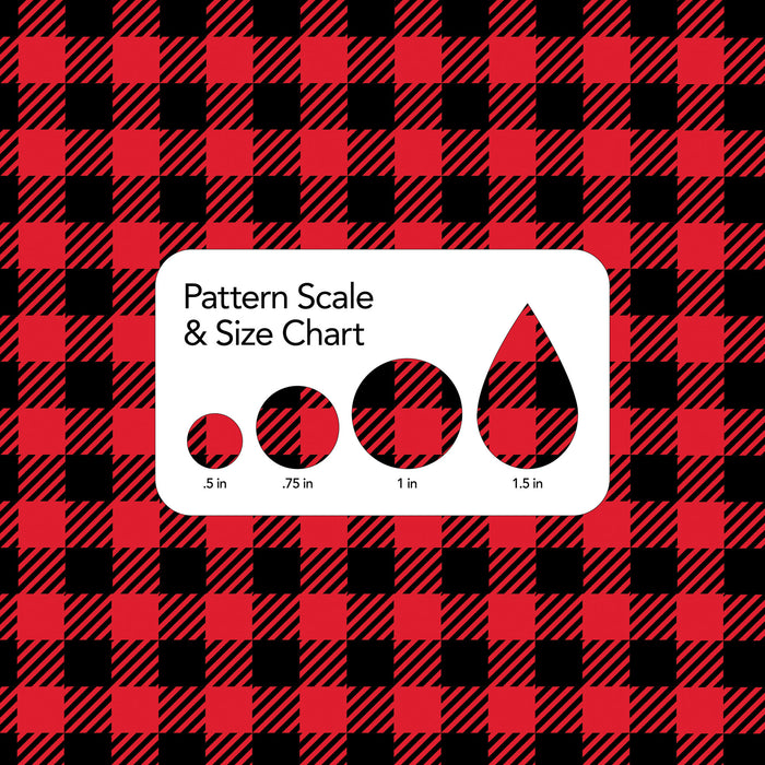 048/ Black and Red Buffalo Plaid COLORboard