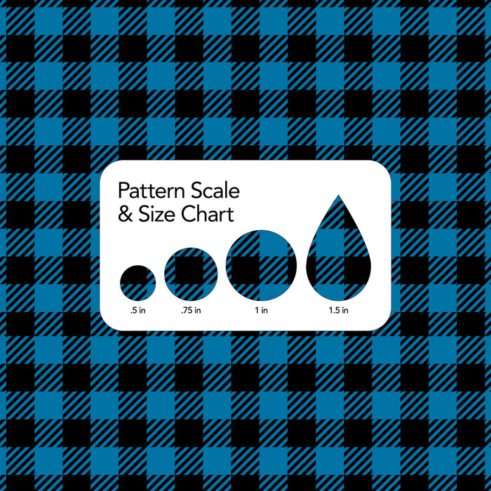 050/ Black and Blue Buffalo Plaid COLORboard