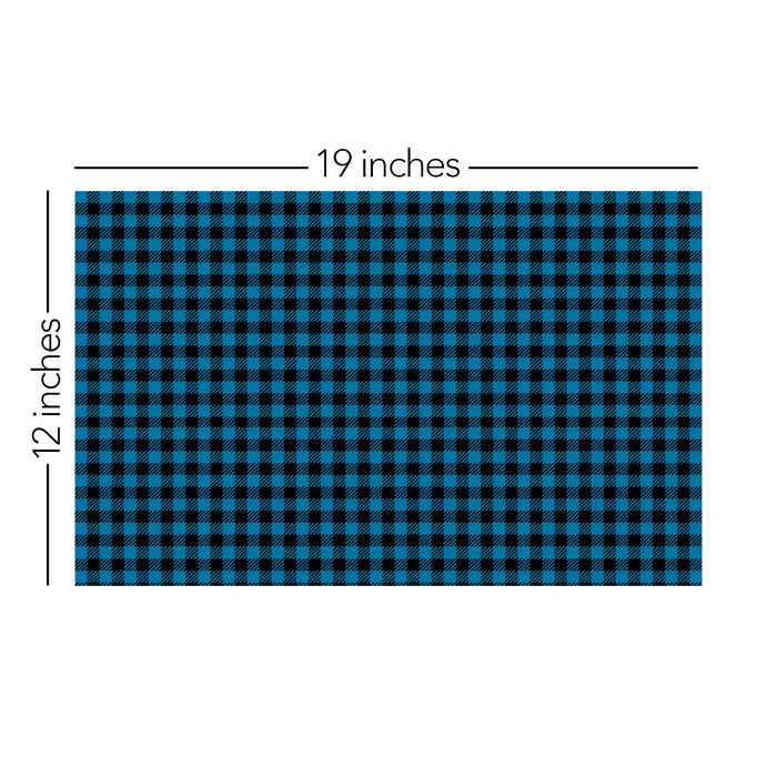 050/ Black and Blue Buffalo Plaid COLORboard