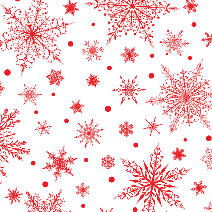 062/ Red Snowflakes COLORboard