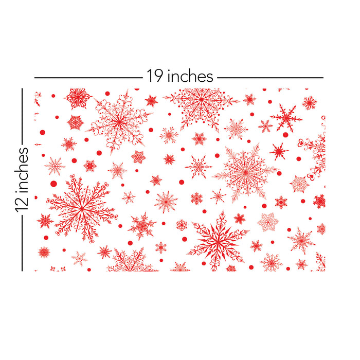 062/ Red Snowflakes COLORboard