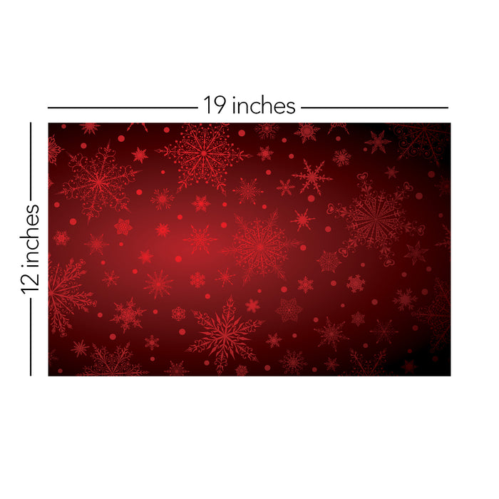 071/ Elegant Snowflakes Red COLORboard