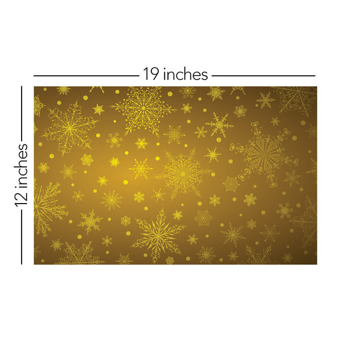 074/ Elegant Snowflakes Gold COLORboard