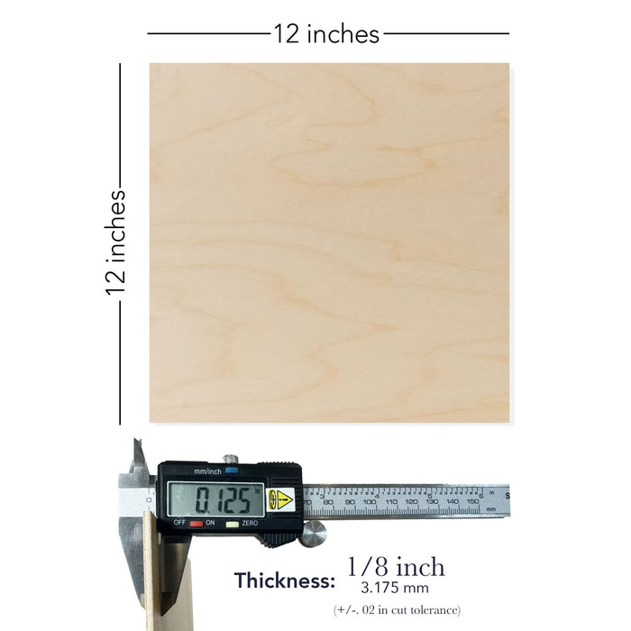 Baltic Birch 1/8 Inch B/BB Grade, Unfinished