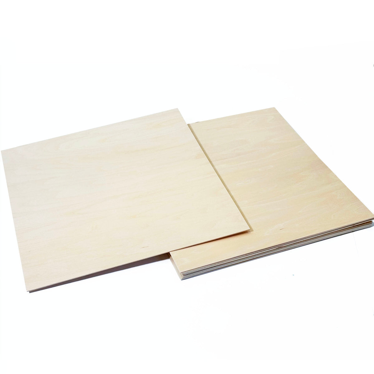 Maker Boards Colors Line Of Double Sided Painted 1/8" Basswood Plywood Sheets, 12x12 Inches, 1/16th And 1/8th Thickness, 17 Colors Available, Laser