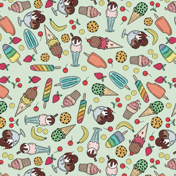 134/ Samantha's Doodles Ice Cream Mini COLORboard