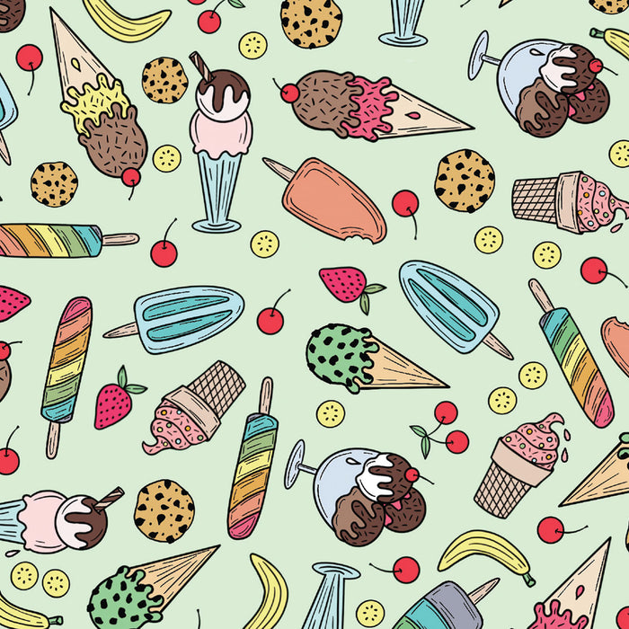 135/ Samantha's Doodles Ice Cream COLORboard