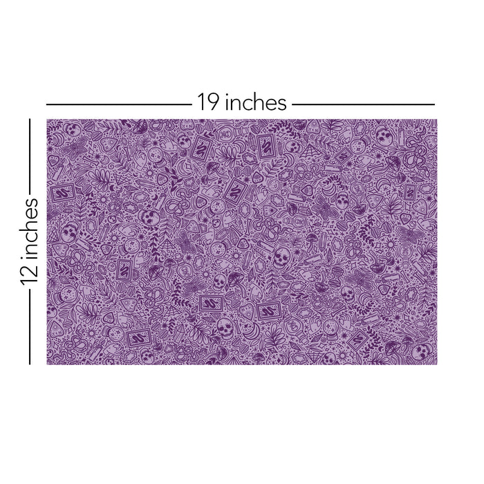 171/ Samantha's Doodles Bewitched Purple COLORboard