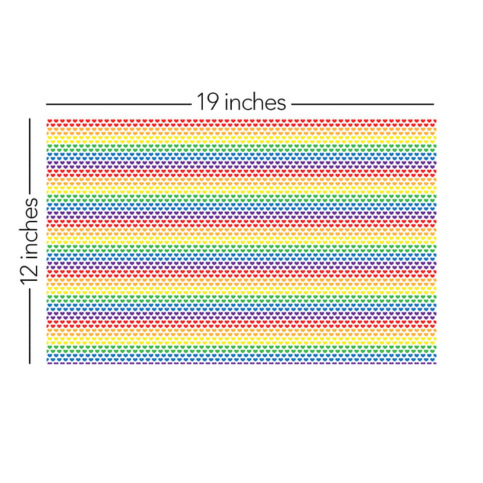 209/ Pride Hearts Small COLORboard