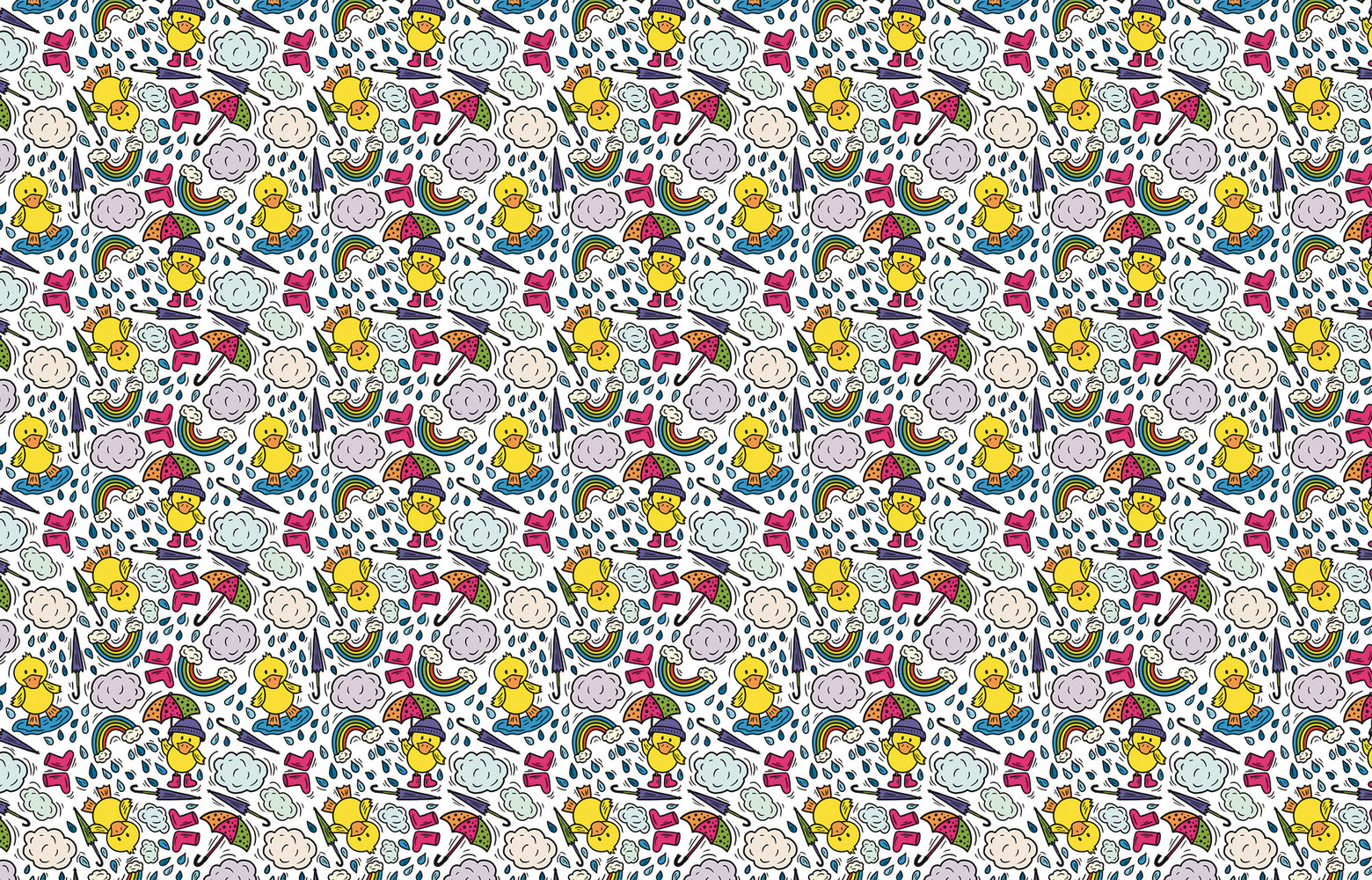 217/ Samantha's Doodles Clear Duckies COLORboard
