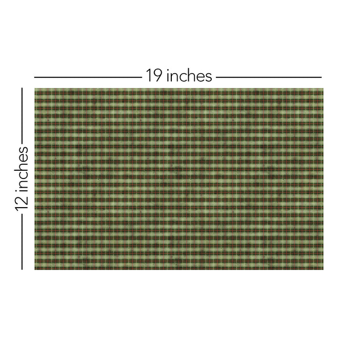 254/ Distressed EverGreen Plaid COLORboard