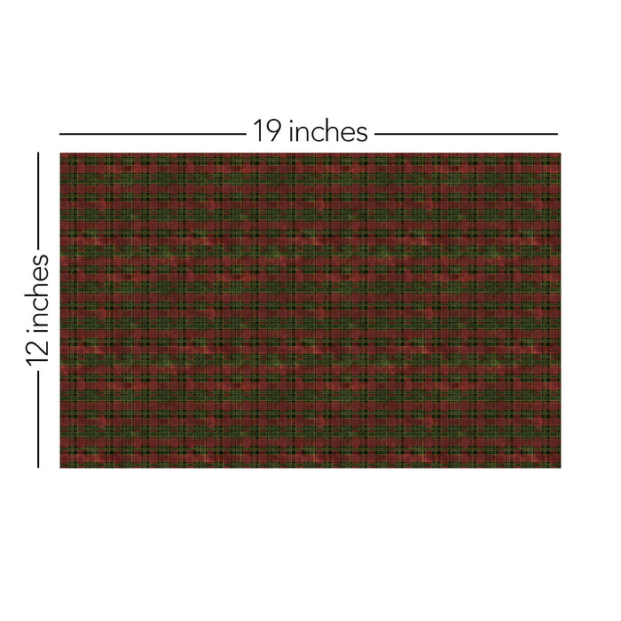 255/ Distressed Holiday Plaid COLORboard