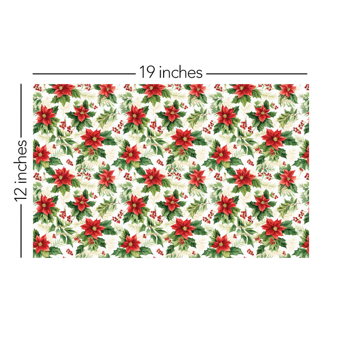 265/ Traditional Winter Poinsettia COLORboard