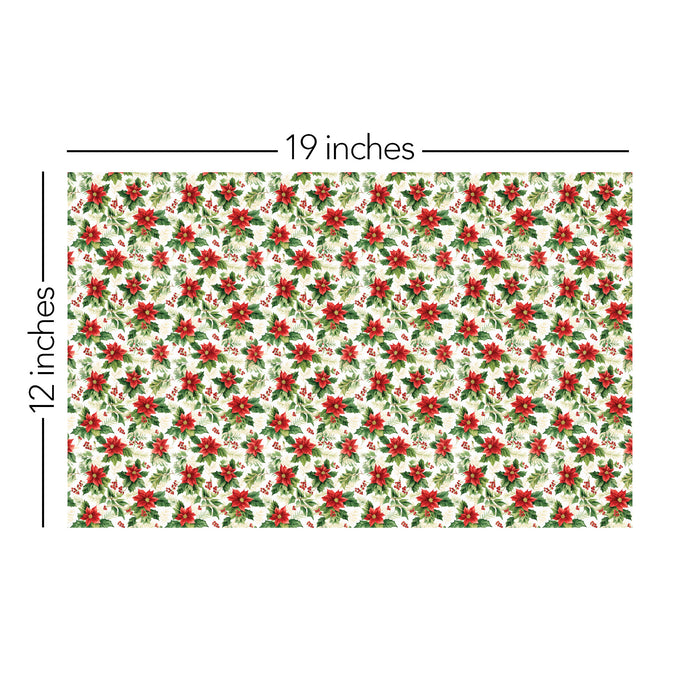 266/ Traditional Winter Poinsettia Mini COLORboard