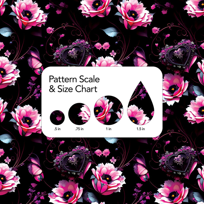 299/ Gothic Pink Roses COLORboard
