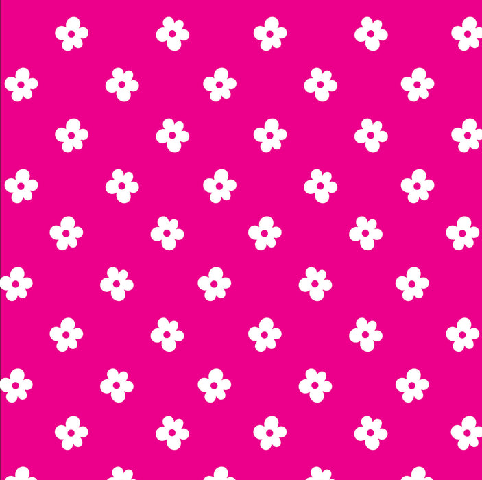 306/ White Pink Iconic Flowers COLORboard