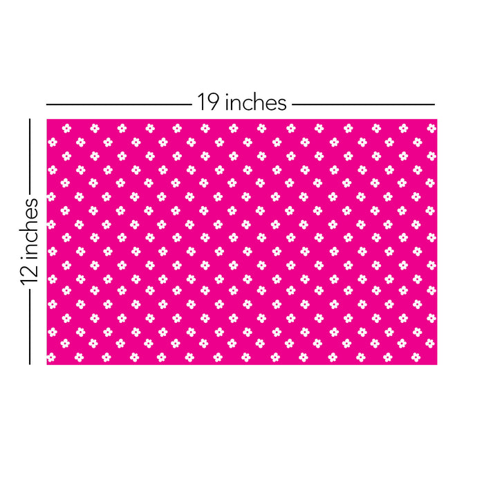 306/ White Pink Iconic Flowers COLORboard