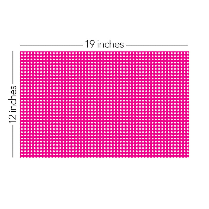 308/ Pink White Iconic Polka Dots COLORboard