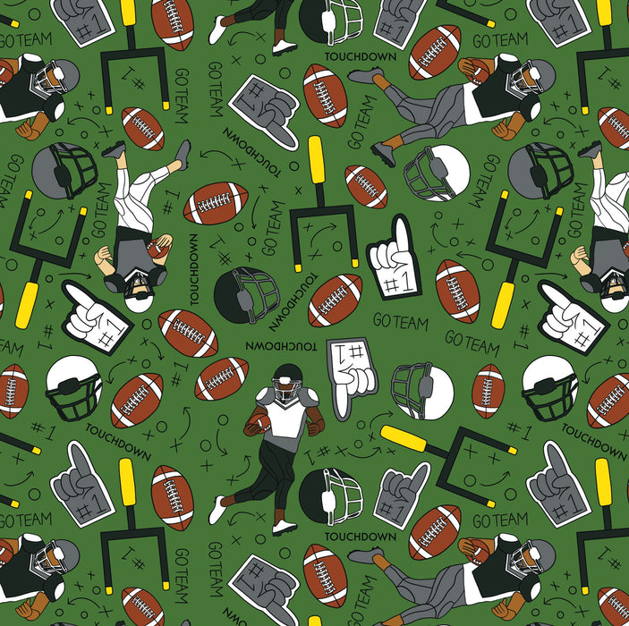 313/ Samantha's Doodles Football COLORboard