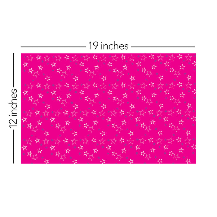 317/ Iconic Hot Pink Stars Smaller COLORboard