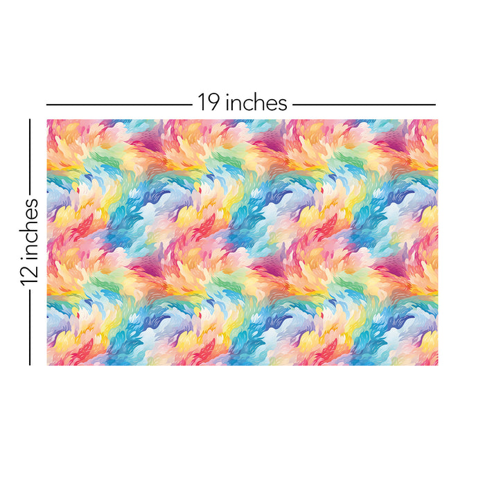 343/ Rainbow Feathers COLORboard
