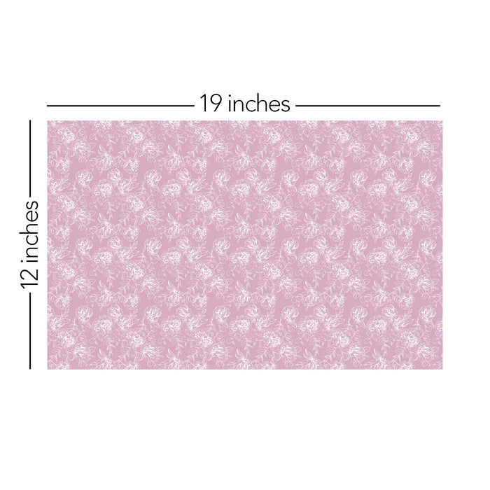 366/ Samantha's Doodles Pink & White Floral COLORboard