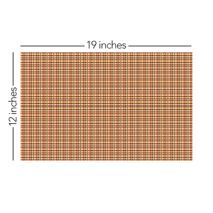 394/ Fall Orange Plaid COLORboard