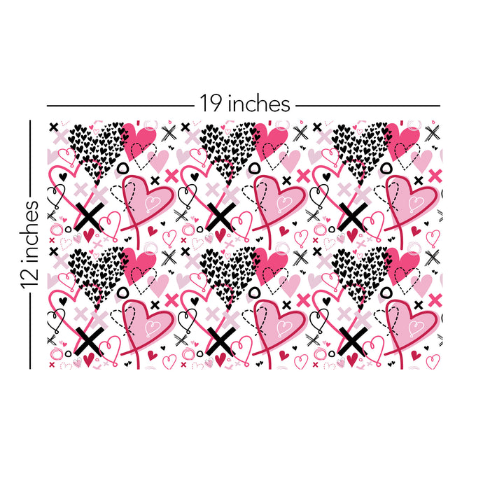 403/ Valentine Abstract Hearts COLORboard