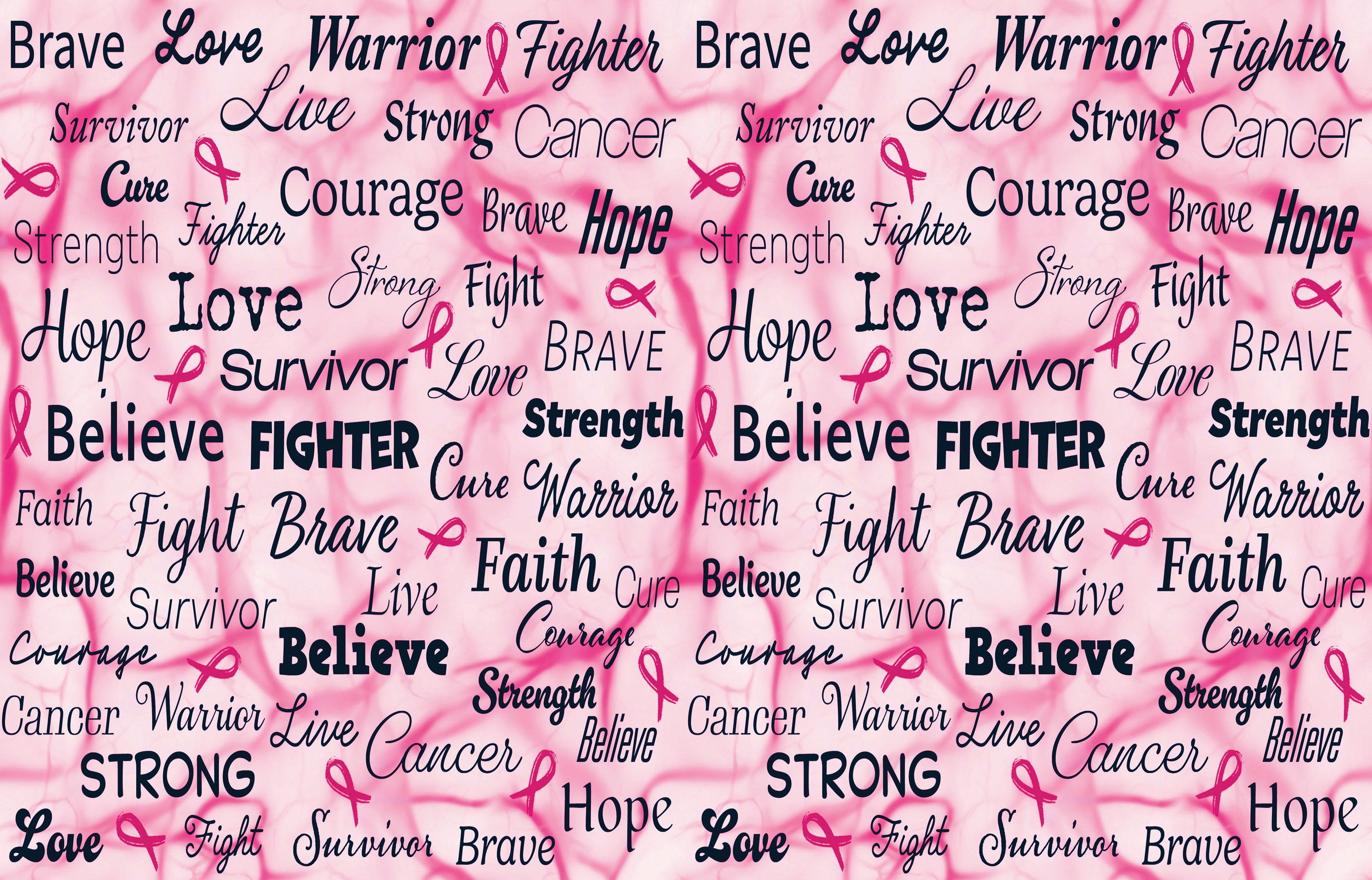 432/ Breast Cancer Words COLORboard — Craft Closet