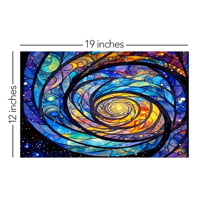 455/ Midnight Spiral Glass COLORboard