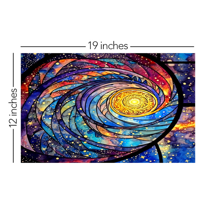 459/ Sun Galaxy Spiral Glass COLORboard
