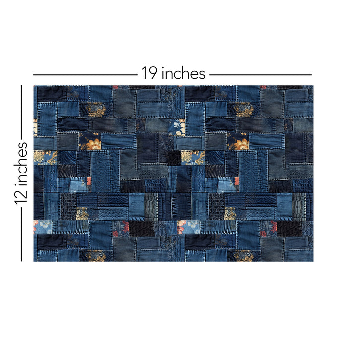 482/ Patchwork Floral Denim COLORboard