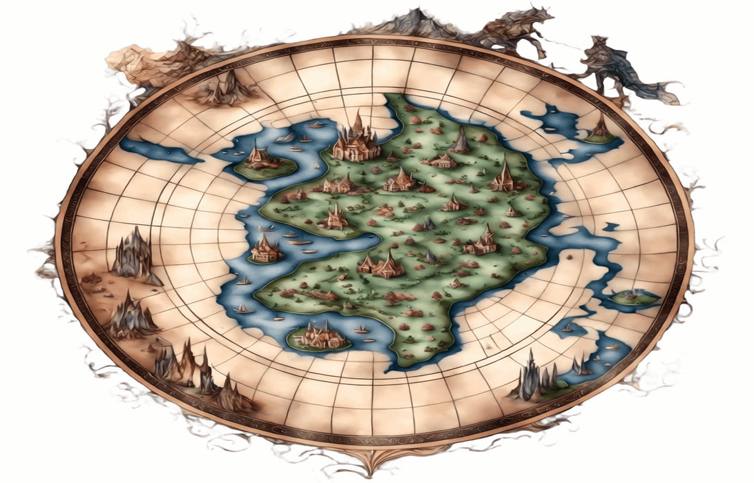 496/ Fantasy Map 12 COLORboard