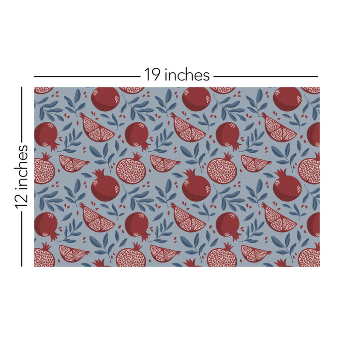 553/ AllNattyG Red and Blue Poms COLORboard