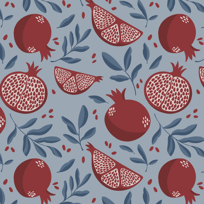 553/ AllNattyG Red and Blue Poms COLORboard