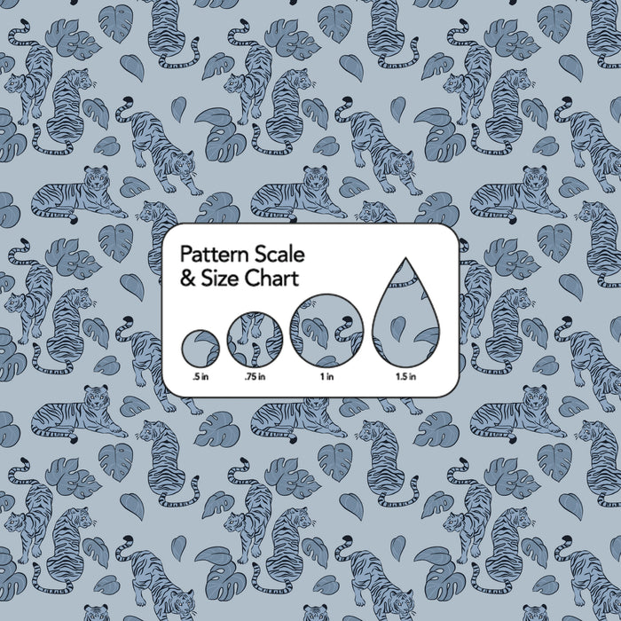 556/ AllNattyG Blue Tigers Small COLORboard