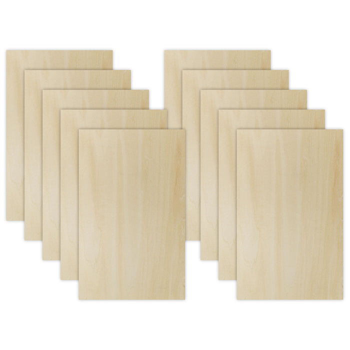 Finished Basswood Plywood 1/8 Inch 10 Pack