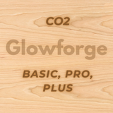 Glowforge CO2 Cut Settings