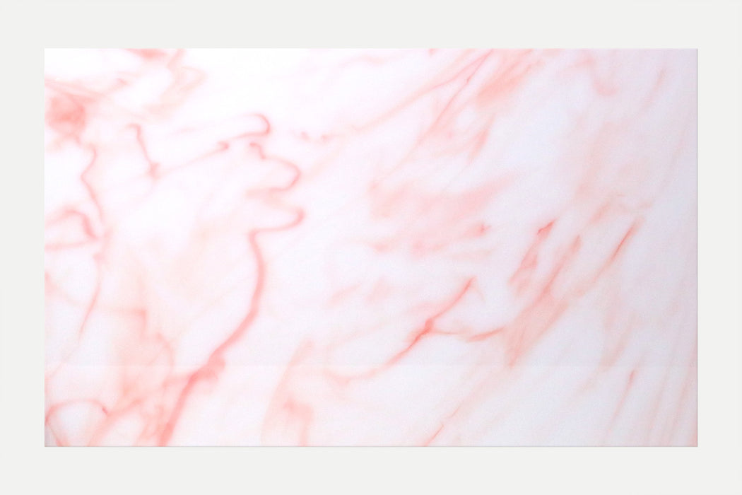 Creamsicle Pink and White Marble Acrylic Rectangle